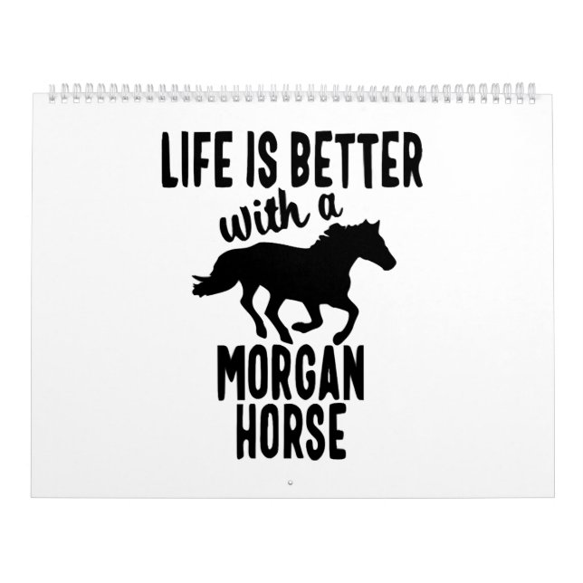 Calendrier cheval morgan (Protection)