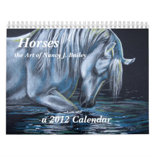 Calendrier Chevaux - l'art de Nancy J. Bailey
