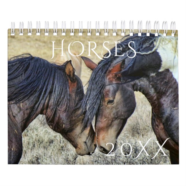 CALENDRIER CHEVAUX SAUVAGES, DO-IT-YOURSELF ANNÉE (Protection)