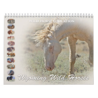 Calendrier Chevaux sauvages du Wyoming