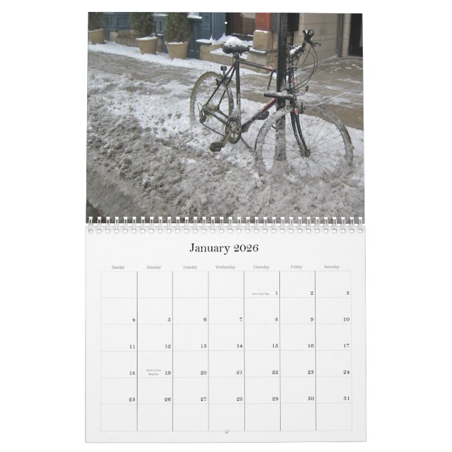 Calendrier Chicago fait du vélo 2011 (Jan 2026)