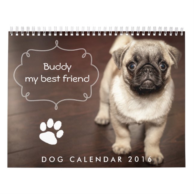 Calendrier Chien 2016 Personnalisé Ajouter Votre P (Protection)