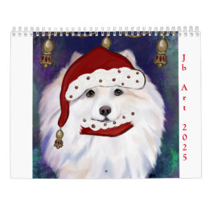 CALENDRIER CHIEN ESKIMO AMÉRICAIN