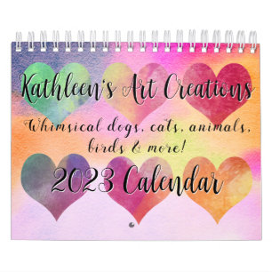 Calendrier Chiens Whimsical, Chats, Animaux, Birdie Petits