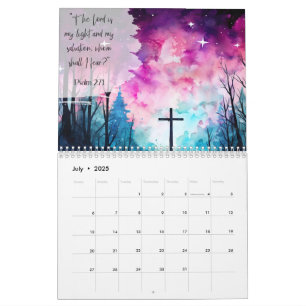 Calendrier chrétien Écriture biblique pour les chr