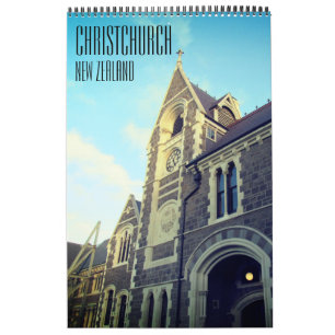 Calendrier Christchurch Nouvelle-Zélande