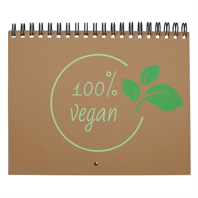 Calendrier Cien por ciento vegano | One hundred percent vegan (Protection)