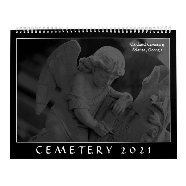 Calendrier Cimetière 2021 (Oakland Cemetery, Atlanta, GA) (Protection)