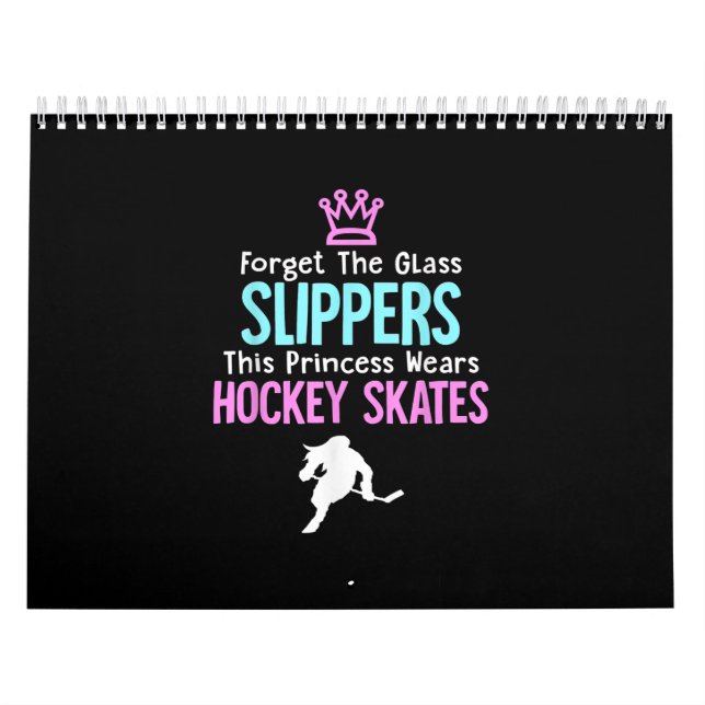 Calendrier Citation Cadeaux De Filles De Hockey Sur Glace (Protection)