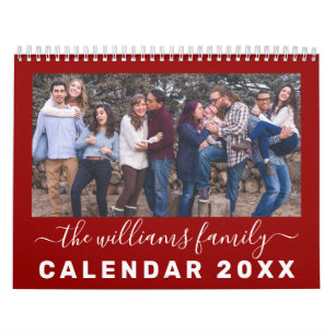 Calendrier Citations familiales modernes et élégantes 12 mois
