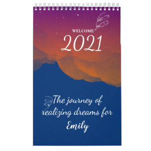 Calendrier Citations mensuelles de motivation du crépuscule m