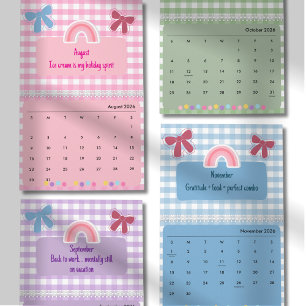 Calendrier Citations Ruban & Fleur Mignon 2026