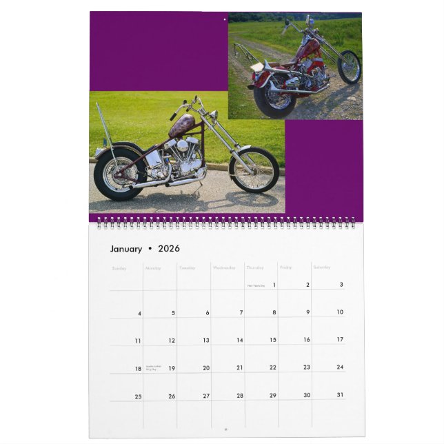 Calendrier Classic Motorcycle Choppers II 2015.. (Jan 2026)