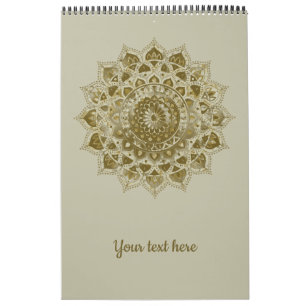 Calendrier Classique Mandala Inde Style 4