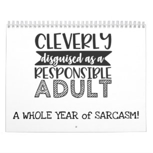 Calendrier Clément déguisé en adulte