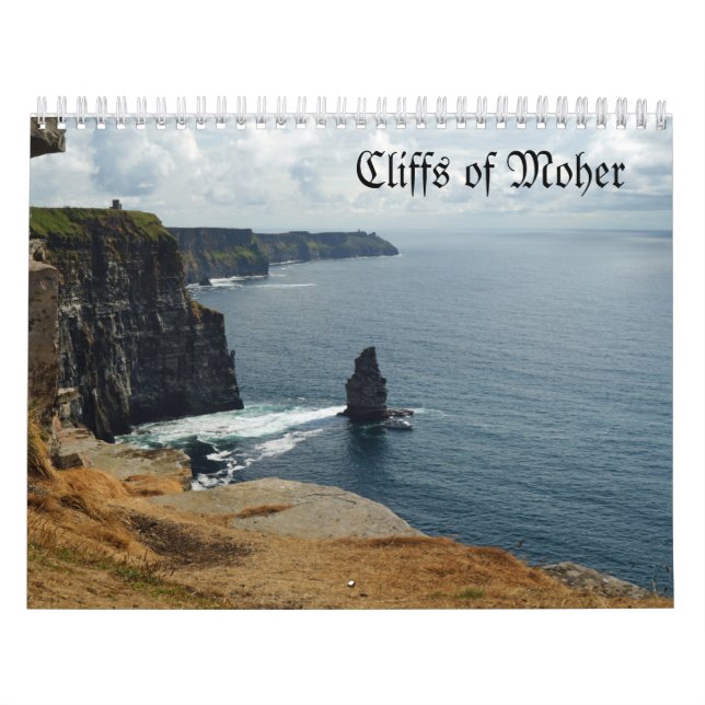 Calendrier Cliffs of Moher english (Protection)