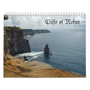 Calendrier Cliffs of Moher english