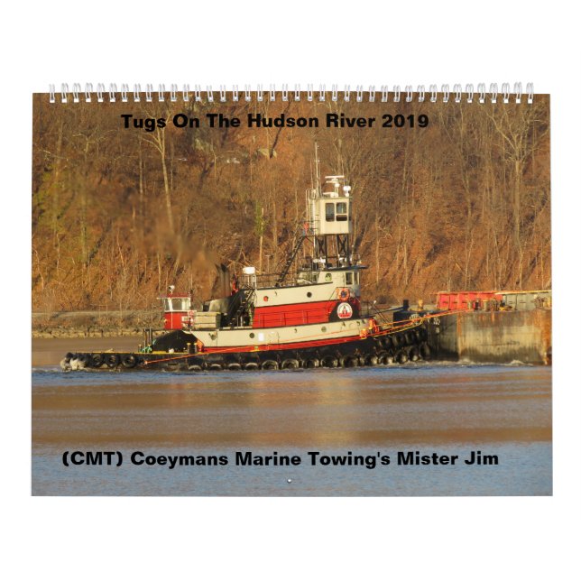 Calendrier (CMT) Monsieur JIM du remorquage marin de Coeymans (Protection)