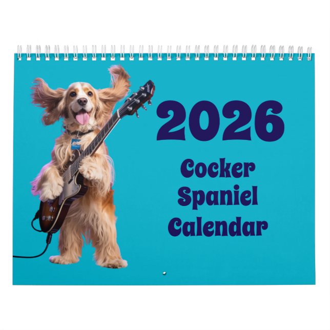 Calendrier Cocker Spaniel Calendar (Protection)