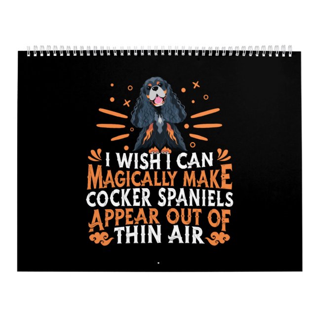 Calendrier Cocker Spaniel Dogs (Protection)
