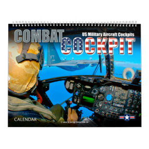 Calendrier COCKPIT DE COMBAT - Cocktails d'avions militaires