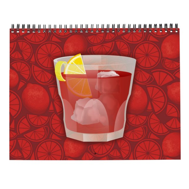 Calendrier cocktail Americano (Dos)