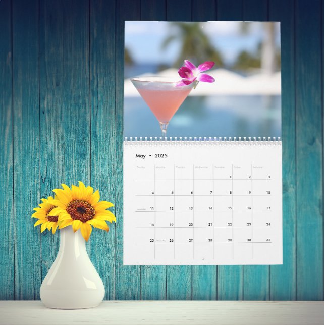 Calendrier Cocktail Vin Bière Alcool Adulte Beverage Bar (Créateur téléchargé)