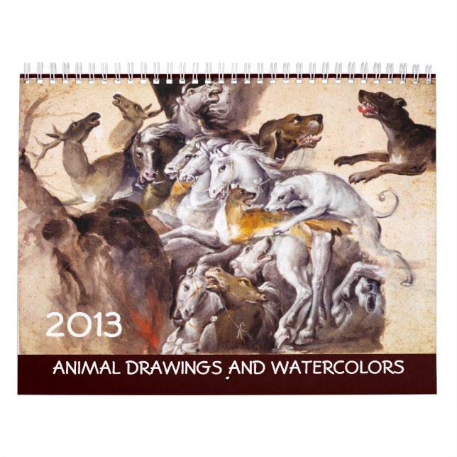 Calendrier COLLECTION D'ART FINE / Dessins Animaux 2013 (Protection)