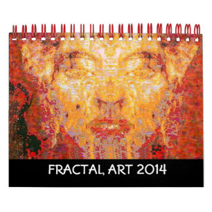 CALENDRIER COLLECTION D'ART FRACTAL 2014