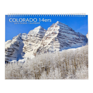 Calendrier Colorado 14ers 2014