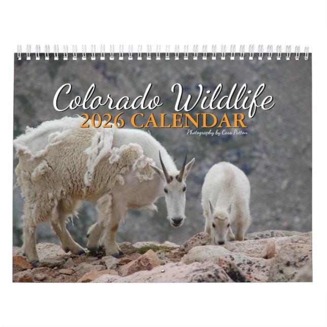 Calendrier Colorado Wildlife Calendar (Protection)