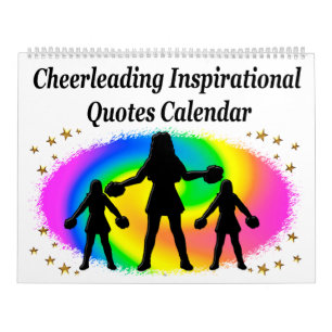 CALENDRIER COLORÉ DE CHEERLEADERS INSPIRATIONNELS