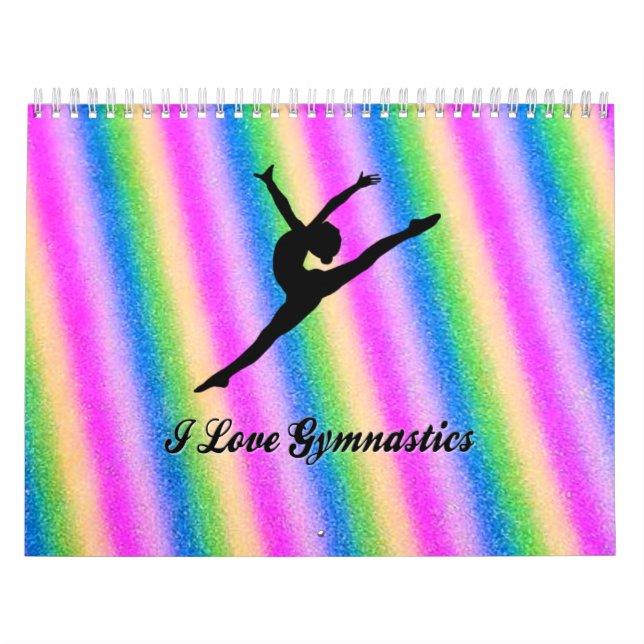 CALENDRIER COLORÉ GYMNASTIQUE pour 2022. (Protection)