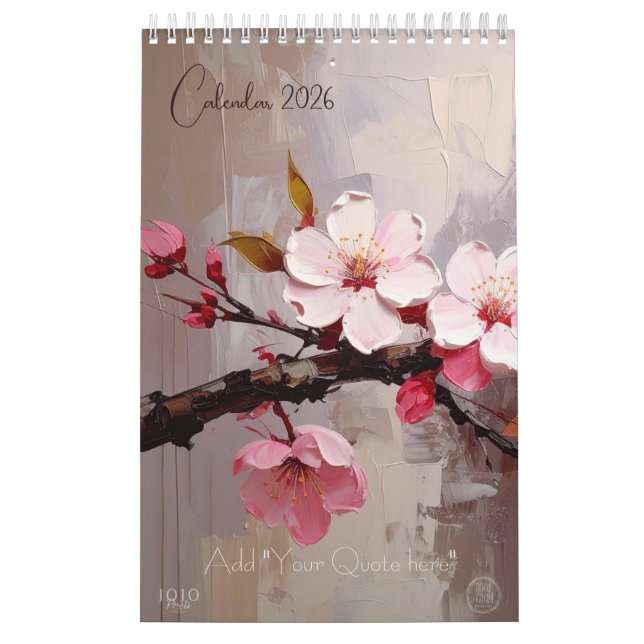Calendrier Colorful Impasto Art Calendar (Protection)