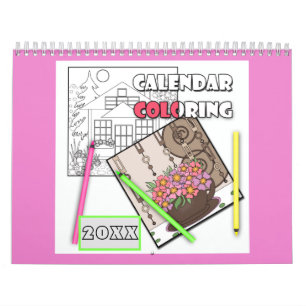 Calendrier coloriage 20xx