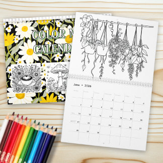 Calendrier Colorie Moi | Plantes, Fleurs et Jardinage 