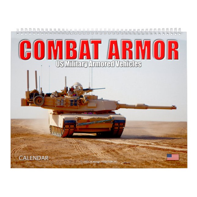 Calendrier COMBAT ARMOR - Véhicules blindés militaires améric (Protection)