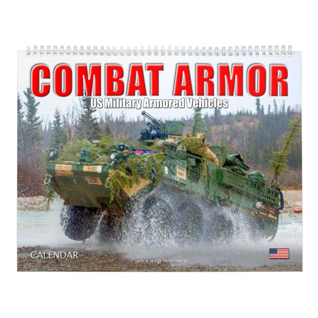 Calendrier COMBAT ARMOR - Véhicules blindés militaires améric (Protection)