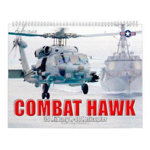 Calendrier COMBAT HAWK - Hélicoptère militaire américain H-60
