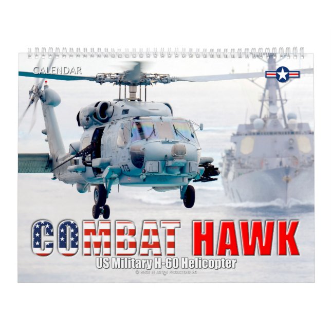 Calendrier COMBAT HAWK - Hélicoptère militaire américain H-60 (Protection)