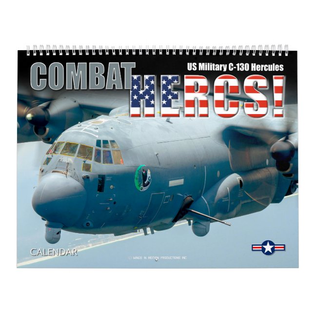 Calendrier COMBAT HERCS! - US Military C-130 Hercules (Protection)
