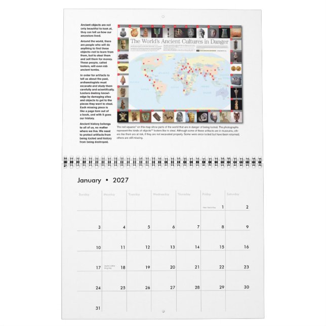 Calendrier commémoratif 2014 SAFE (Jan 2027)