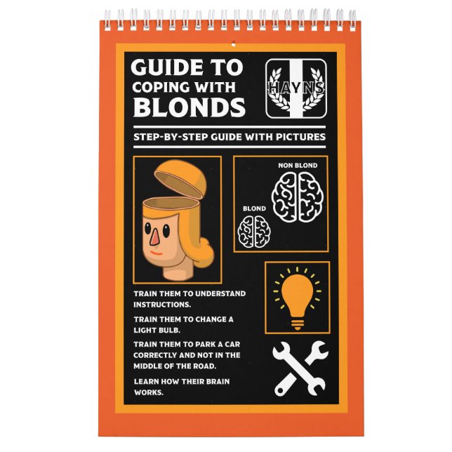 Calendrier Comment Comprendre Les Blondes (Protection)