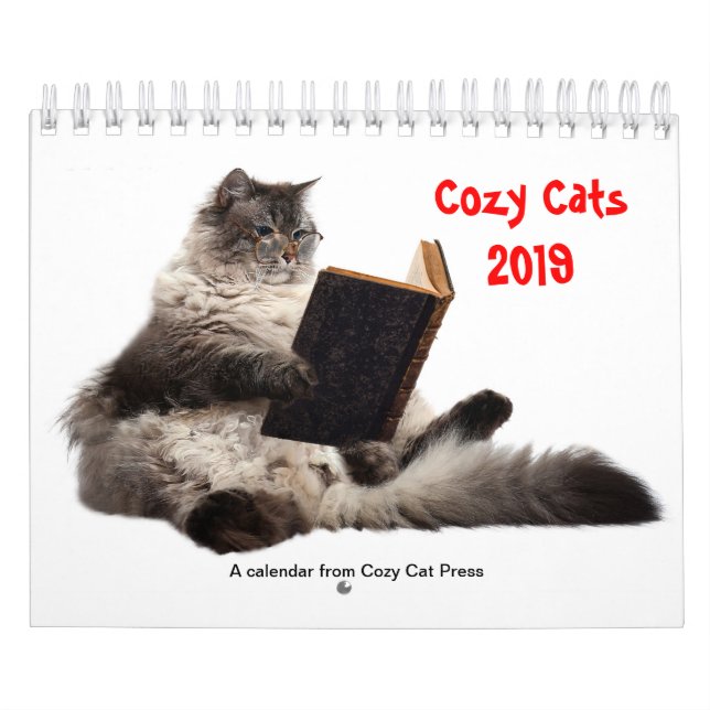 Calendrier confortable 2019 de chats (Protection)