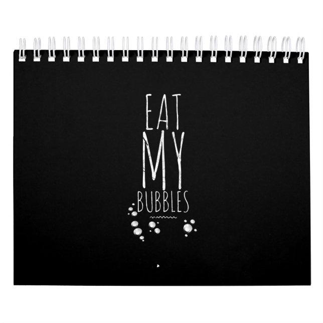 Calendrier Cool Baignade Manger Mes Bulles Nager Amusant Nage (Protection)