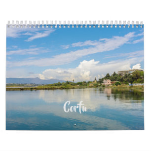 Calendrier Corfou - vue sur l'île