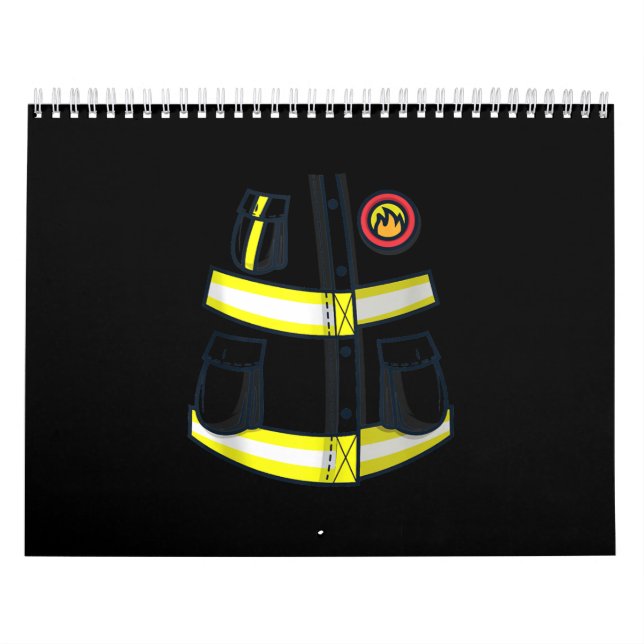 Calendrier Costume pompier Halloween (Protection)