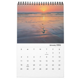 Calendrier côtier de Californie 2026
