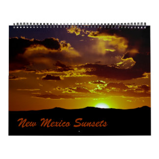 Calendrier Couchers du soleil du Nouveau Mexique
