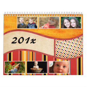 Calendrier Couleurs de l'été Photo personnalisée/personnalisa